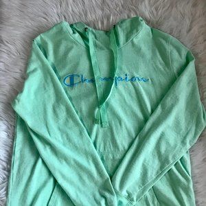 NWOT Light Green Champion Hoodie